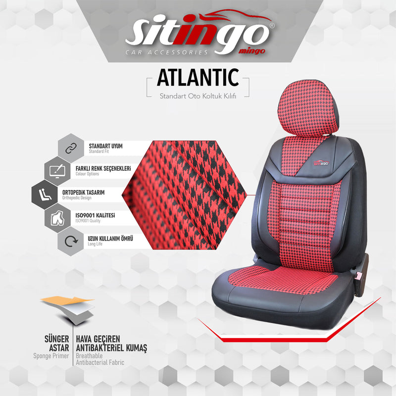 Sitingo Atlantic Oto Koltuk Kılıfı