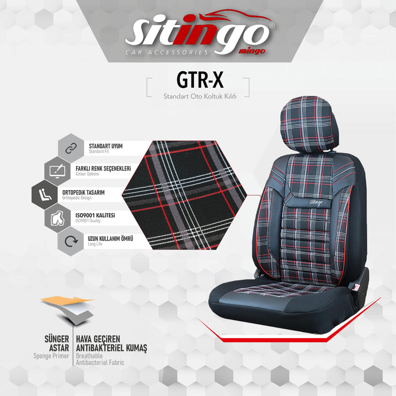 Sitingo GTR-X Oto Koltuk Kılıfı